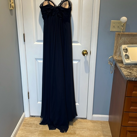 Bill Levkoff Navy Blue bridesmaid or prom dress - Picture 2 of 5